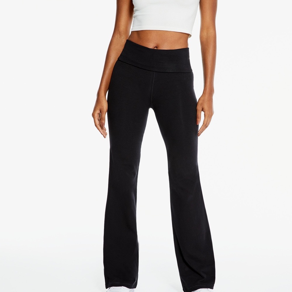 AERIE fold over waist flare leggings